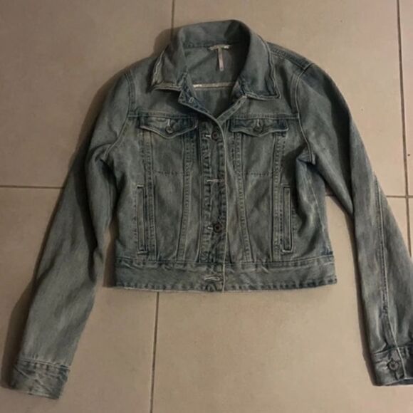 Free People Jean cotton jacket XS - Picture 1 of 7